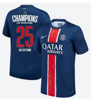 Paris Saint-Germain Replica Home Stadium Shirt 2024-25 UCL Champions Short Sleeve